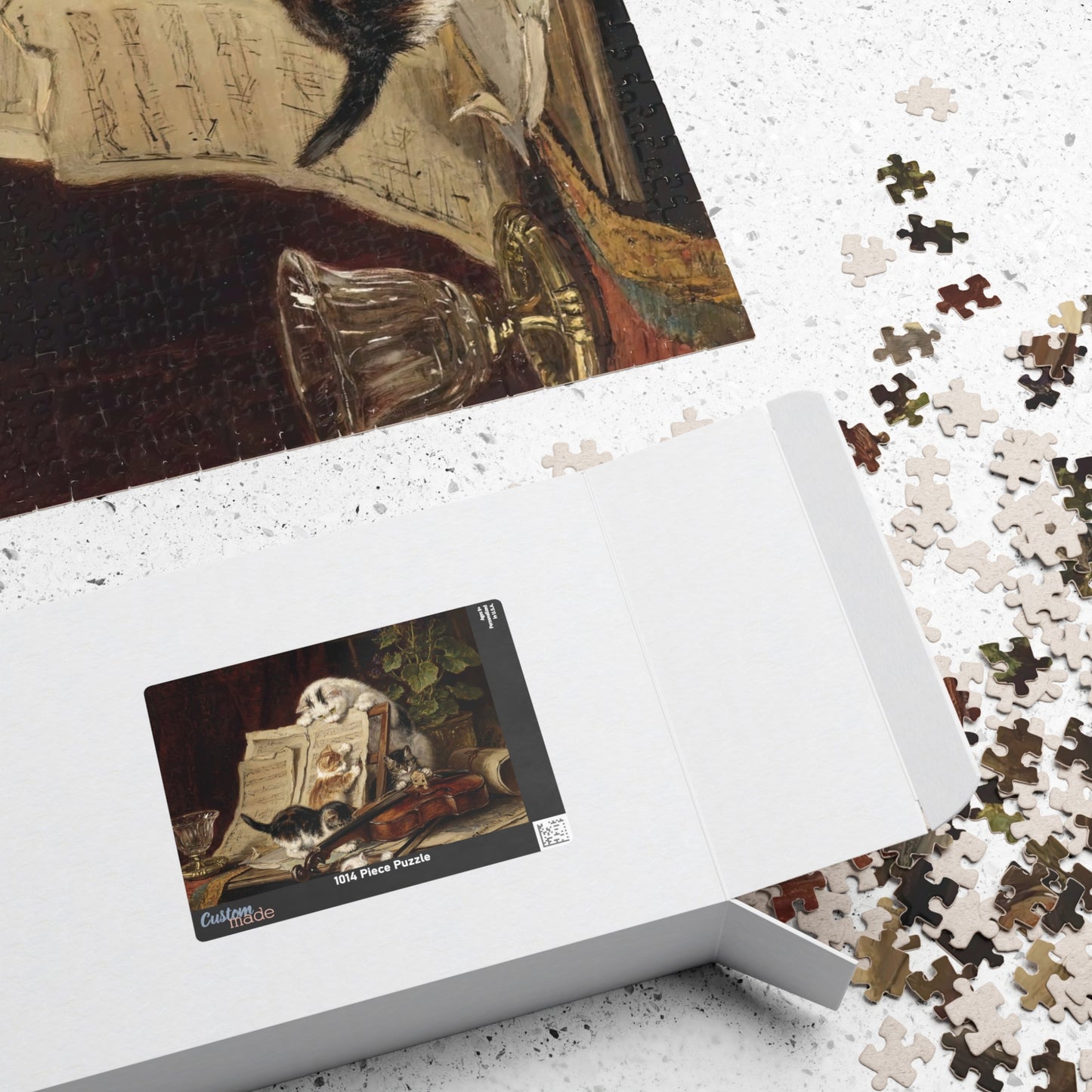 A Curiosity for Music Puzzle | Henriette Ronner - - 252 pcs (Horizontal) -