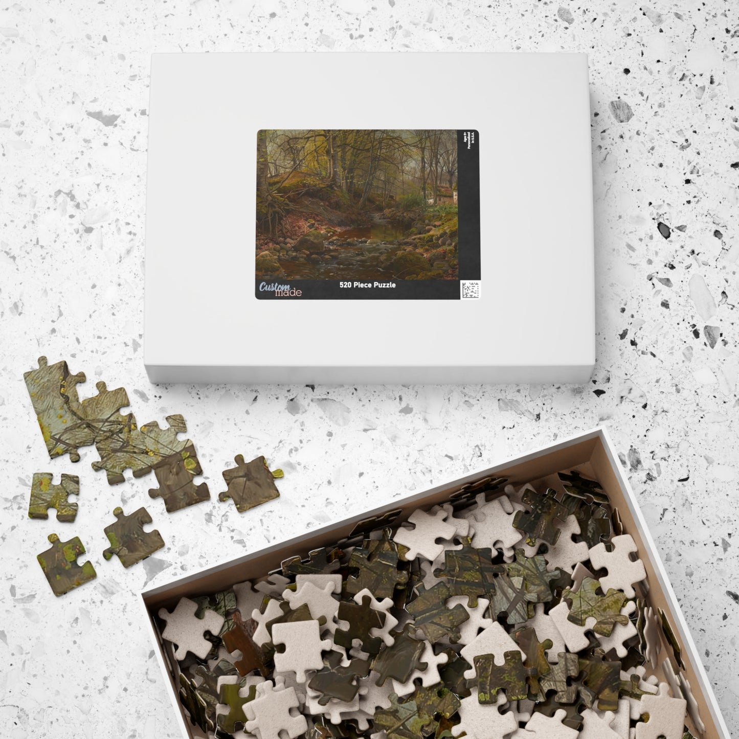 A Forest Stream Puzzle | Peder Mork Monsted - - 252 pcs (Horizontal) -