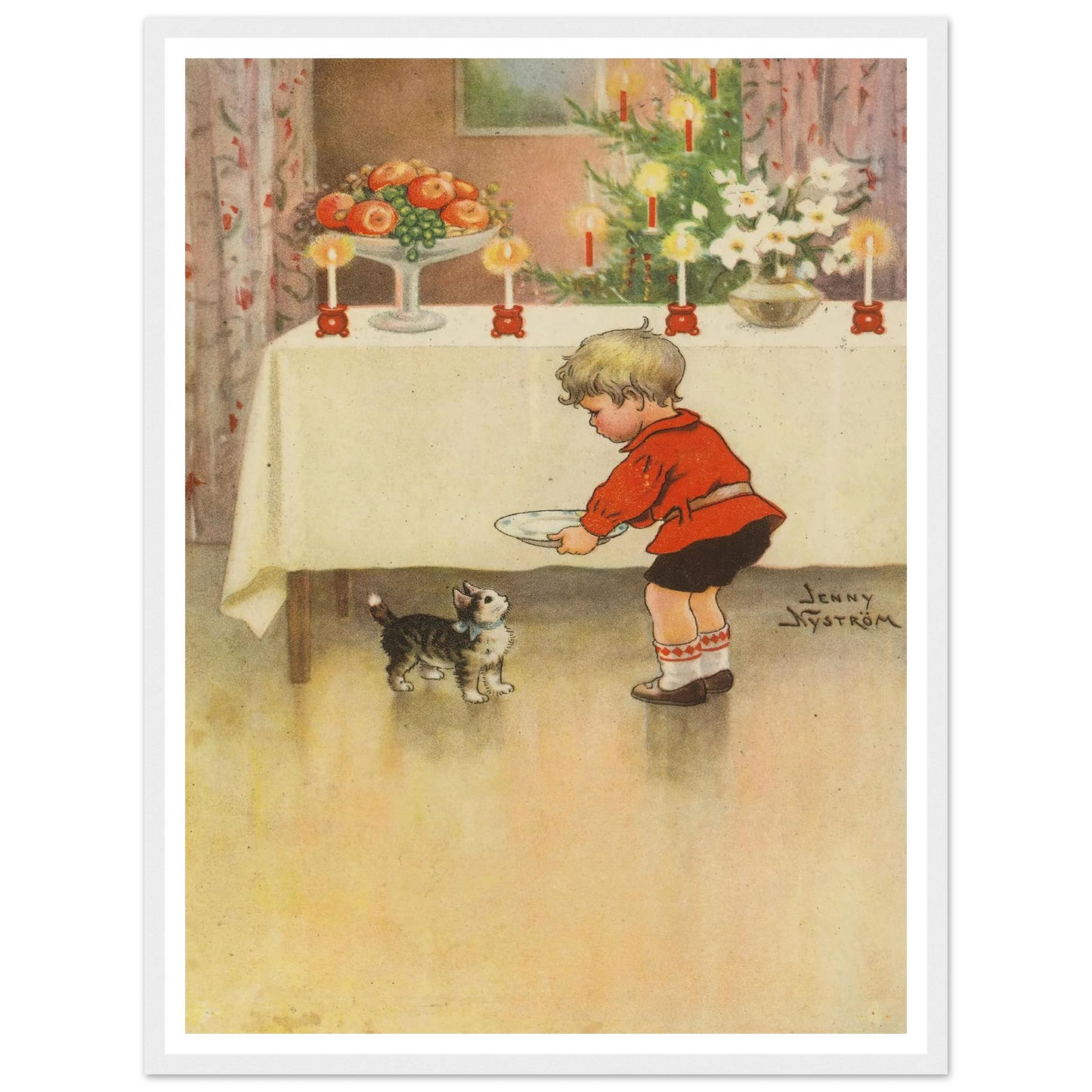 A Secret Holiday Kindness - Framed Poster - 30x40 cm / 12x16″ - Black frame