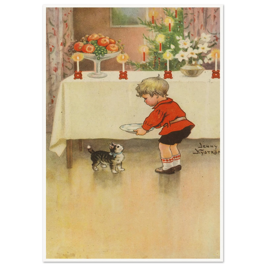 A Secret Holiday Kindness - Framed Poster - 30x40 cm / 12x16″ - Black frame
