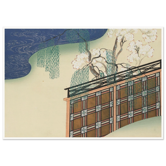 A Thousand Grasses Pl.02 (1900) Art Print | Kamisaka Sekka - Framed Poster - 30x40 cm / 12x16″ - Black frame