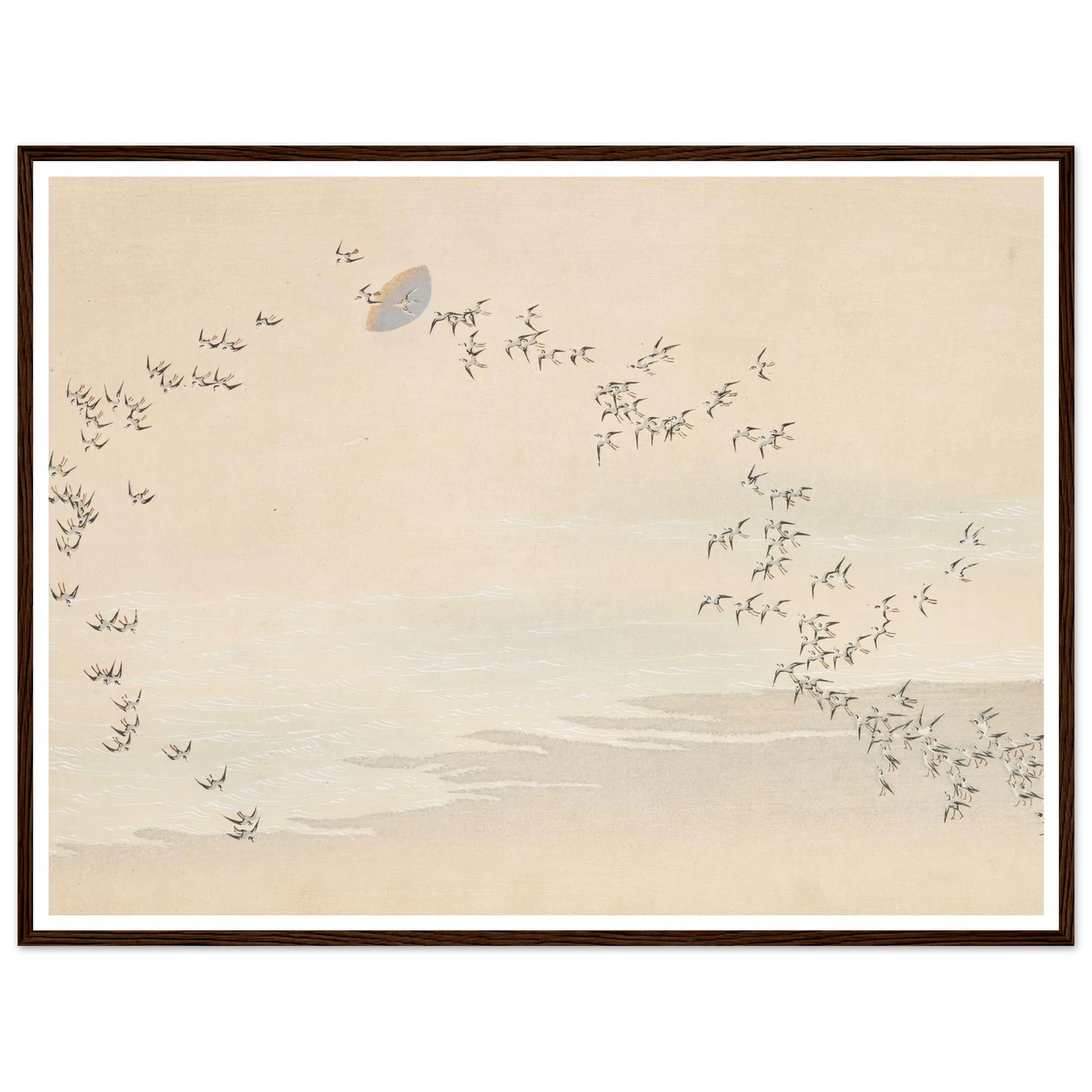A Thousand Grasses Pl.09 (1900) Art Print | Kamisaka Sekka - Framed Poster - 30x40 cm / 12x16″ - Black frame