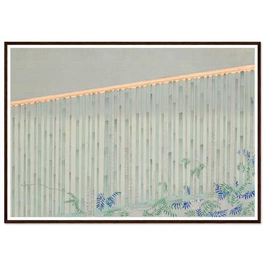A Thousand Grasses Pl.10 (1900) Art Print | Kamisaka Sekka - Framed Poster - 30x40 cm / 12x16″ - Black frame
