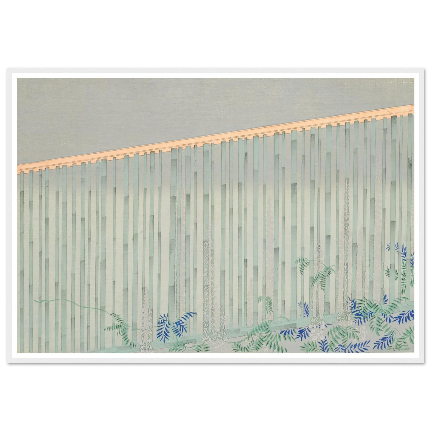 A Thousand Grasses Pl.10 (1900) Art Print | Kamisaka Sekka - Framed Poster - 30x40 cm / 12x16″ - Black frame