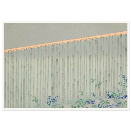 A Thousand Grasses Pl.10 (1900) Art Print | Kamisaka Sekka - Framed Poster - 30x40 cm / 12x16″ - Black frame