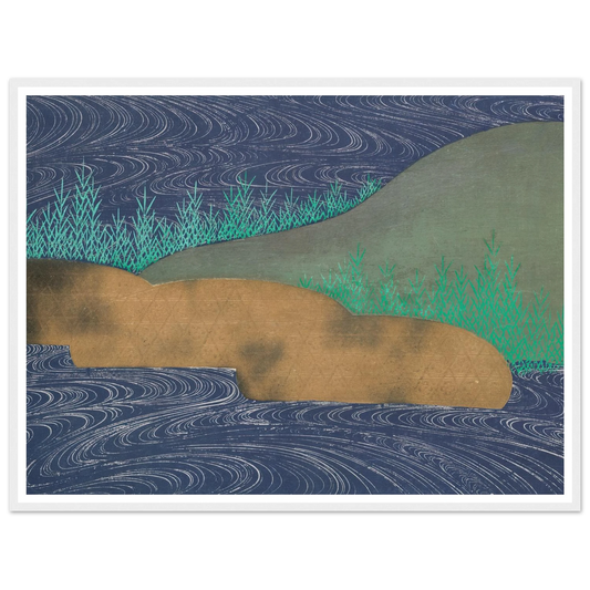 A Thousand Grasses Pl.11 (1900) Art Print | Kamisaka Sekka - Framed Poster - 30x40 cm / 12x16″ - Black frame