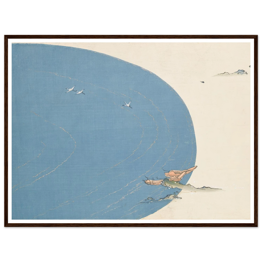 A Thousand Grasses Pl.15 (1900) Art Print | Kamisaka Sekka - Framed Poster - 30x40 cm / 12x16″ - Black frame