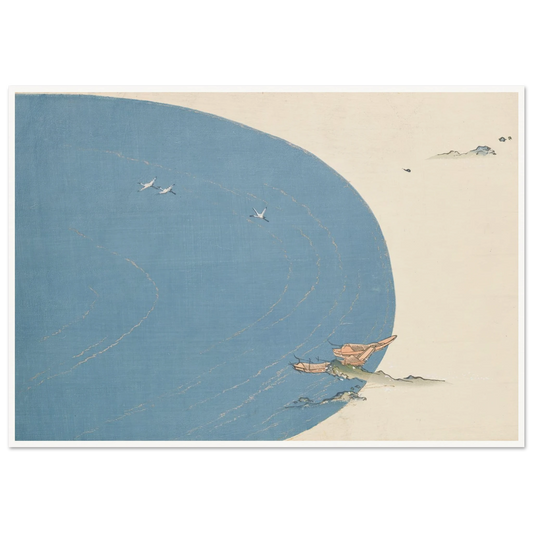 A Thousand Grasses Pl.15 (1900) Art Print | Kamisaka Sekka - Framed Poster - 30x40 cm / 12x16″ - Black frame
