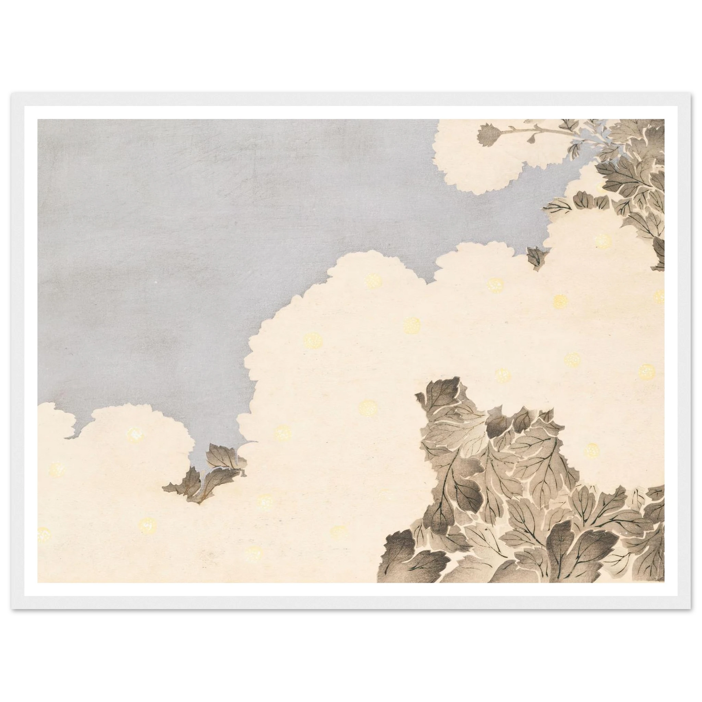 A Thousand Grasses Pl.19 (1900) Art Print | Kamisaka Sekka - Framed Poster - 30x40 cm / 12x16″ - Black frame