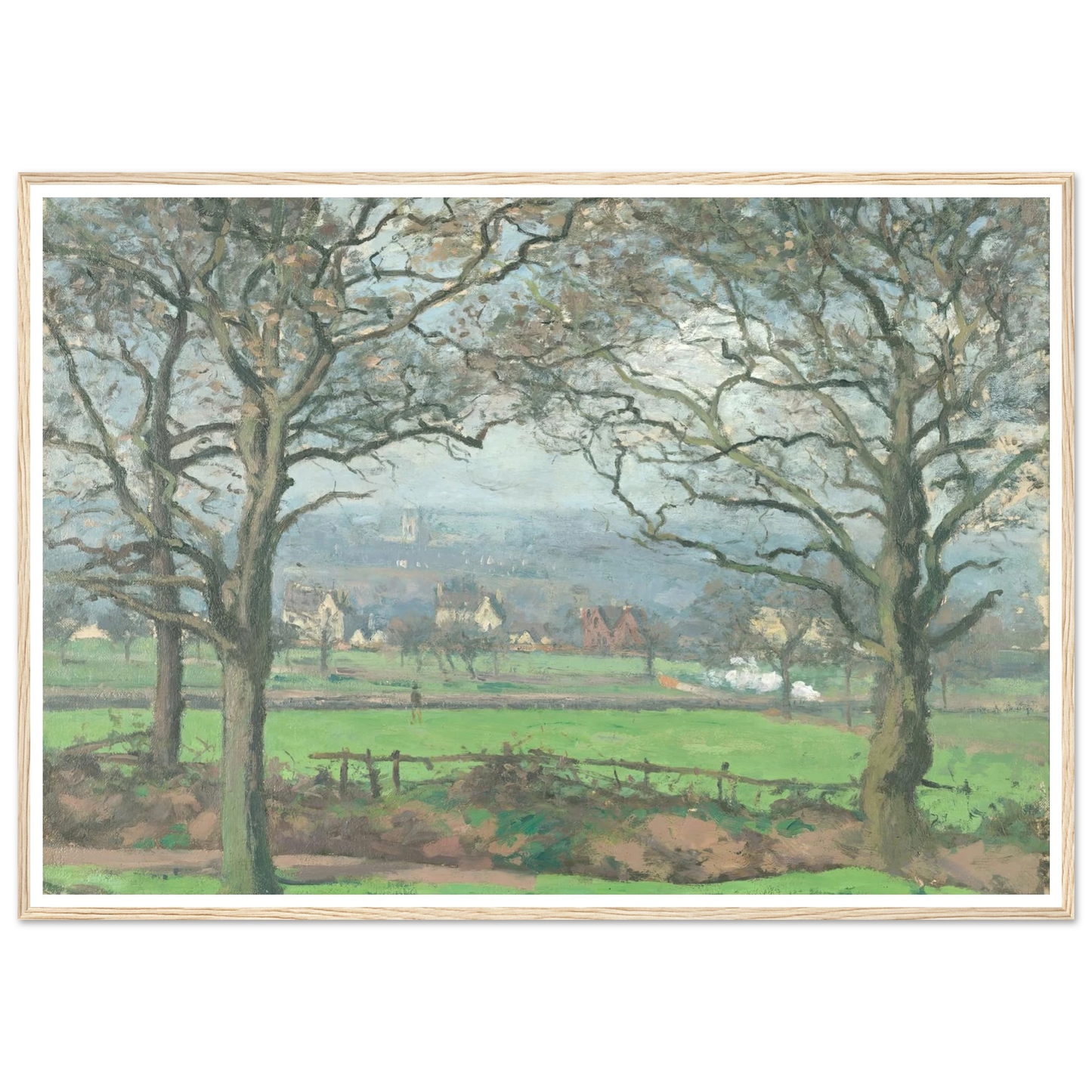 Near Sydenham Hill (1871) Art Print | Camille Pissarro-Quipham Collections