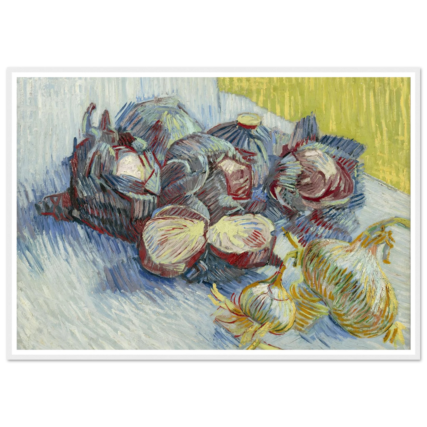 Red cabbages and onions (1887) Art Print | Vincent van Gogh-Quipham Collections