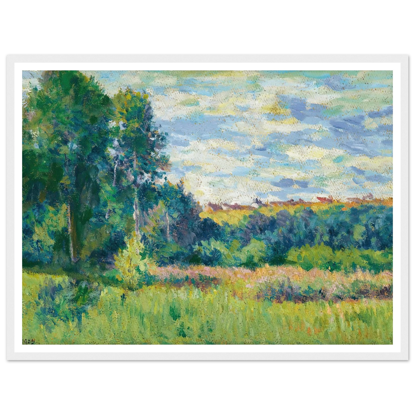 Paysage (1903) Art Print | Maximilien Luce-Quipham Collections