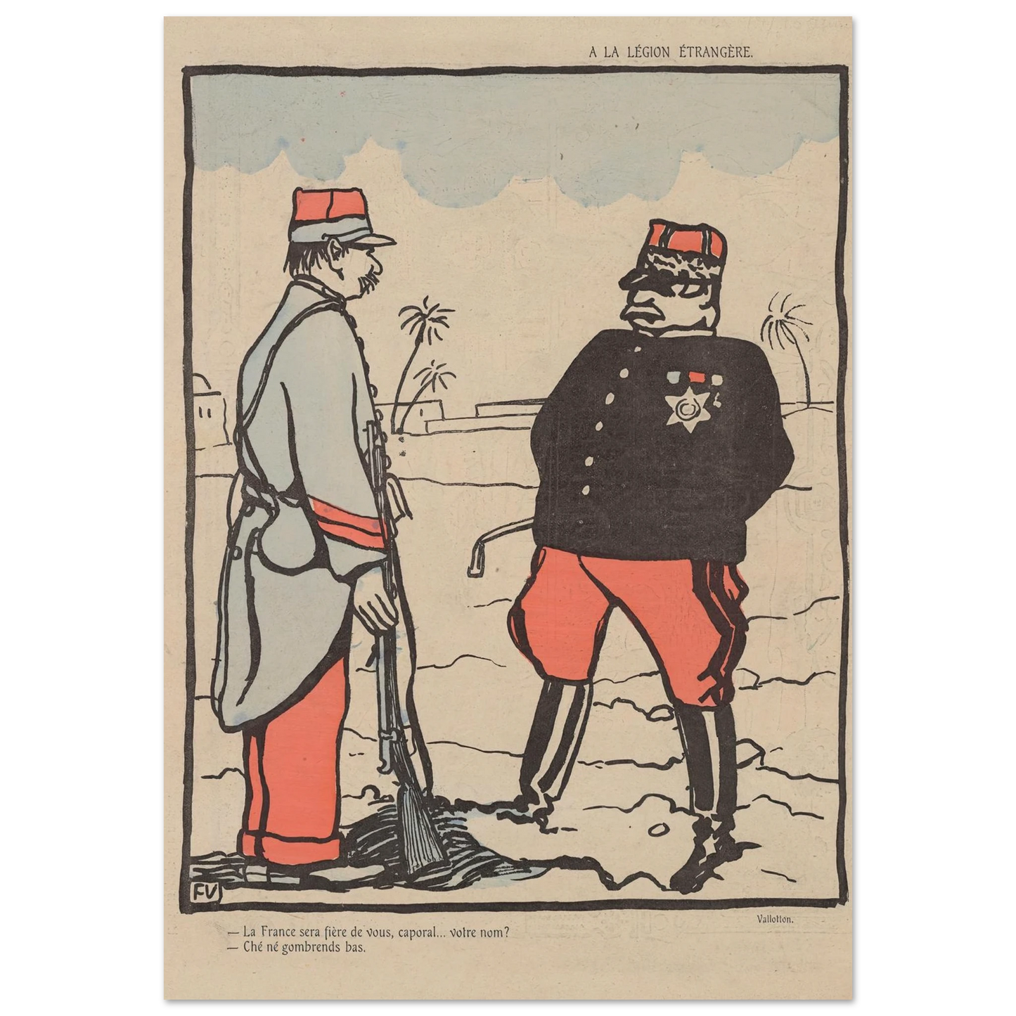 20 juin 1903 Art Print | Felix Vallotton-Quipham Collections
