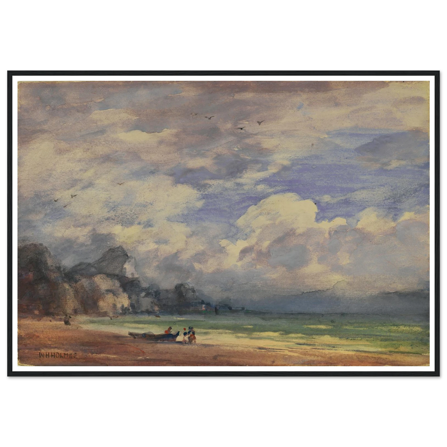 On The California Coast Art Print | William Henry Holmes-Quipham Collections