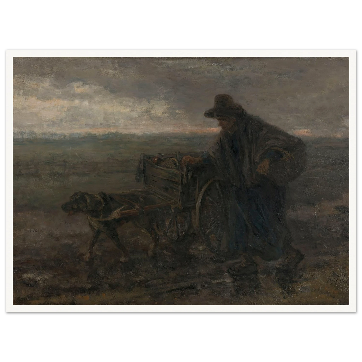 On Country Roads and Fields (1892) Art Print | Jozef Israels-Quipham Collections