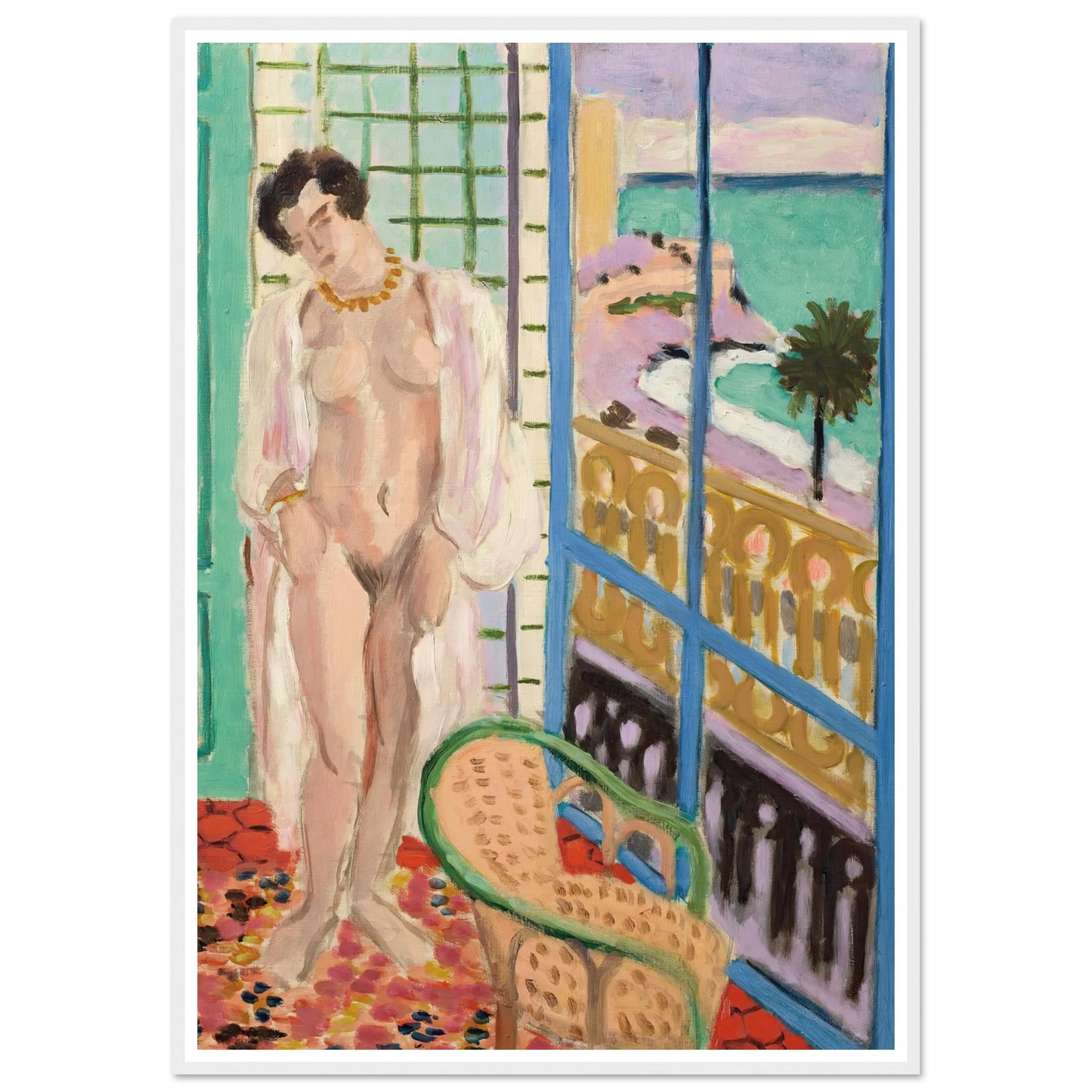 Nu à la fenêtre (1929) Art Print | Henri Matisse-Quipham Collections