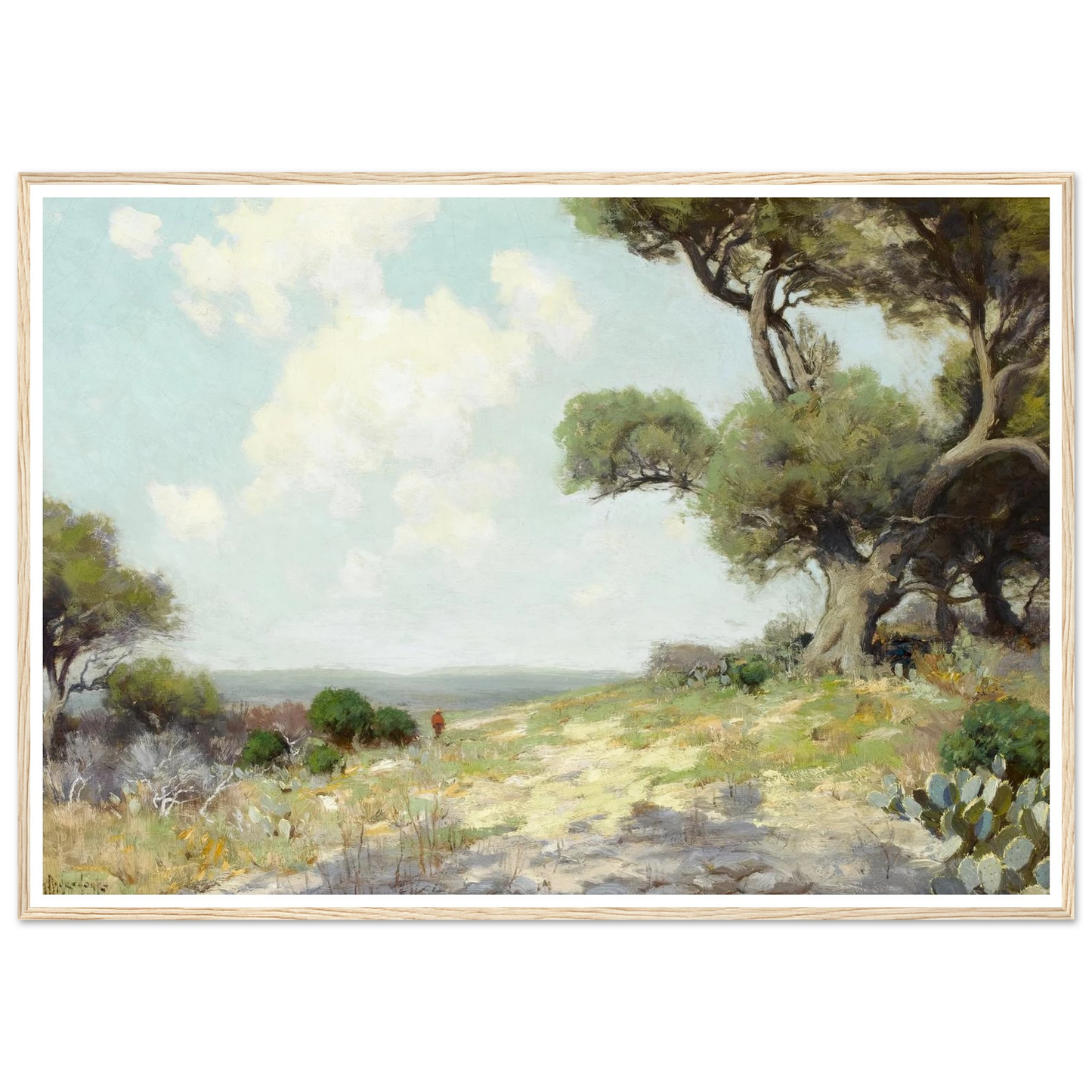 In the Hills — Southwest Texas (1912) Art Print | Julian Onderdonk-Quipham Collections