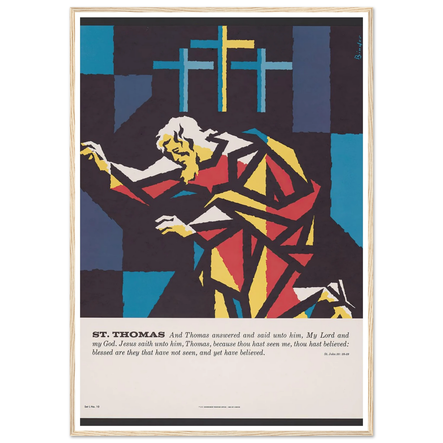 St. Thomas (1962) Art Print | Joseph Binder-Quipham Collections