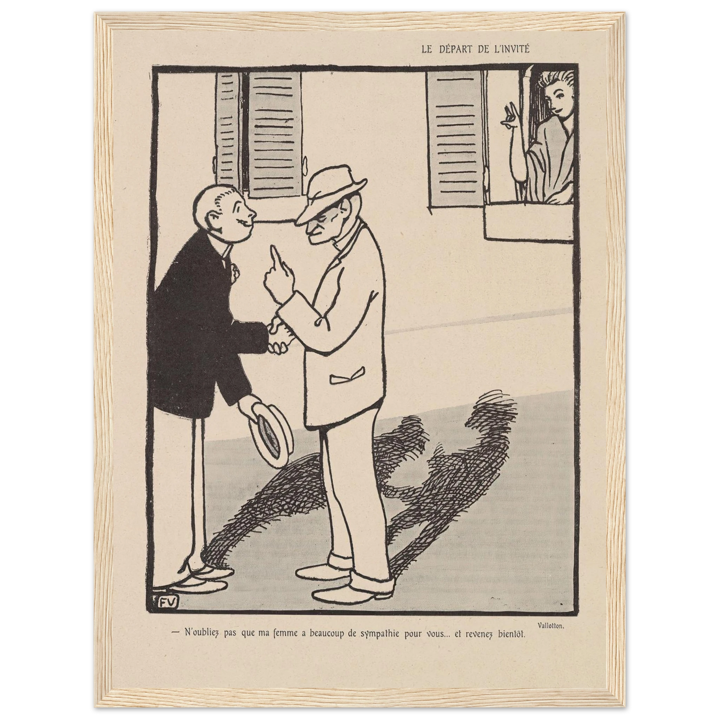 22 août 1903 Art Print | Felix Vallotton-Quipham Collections