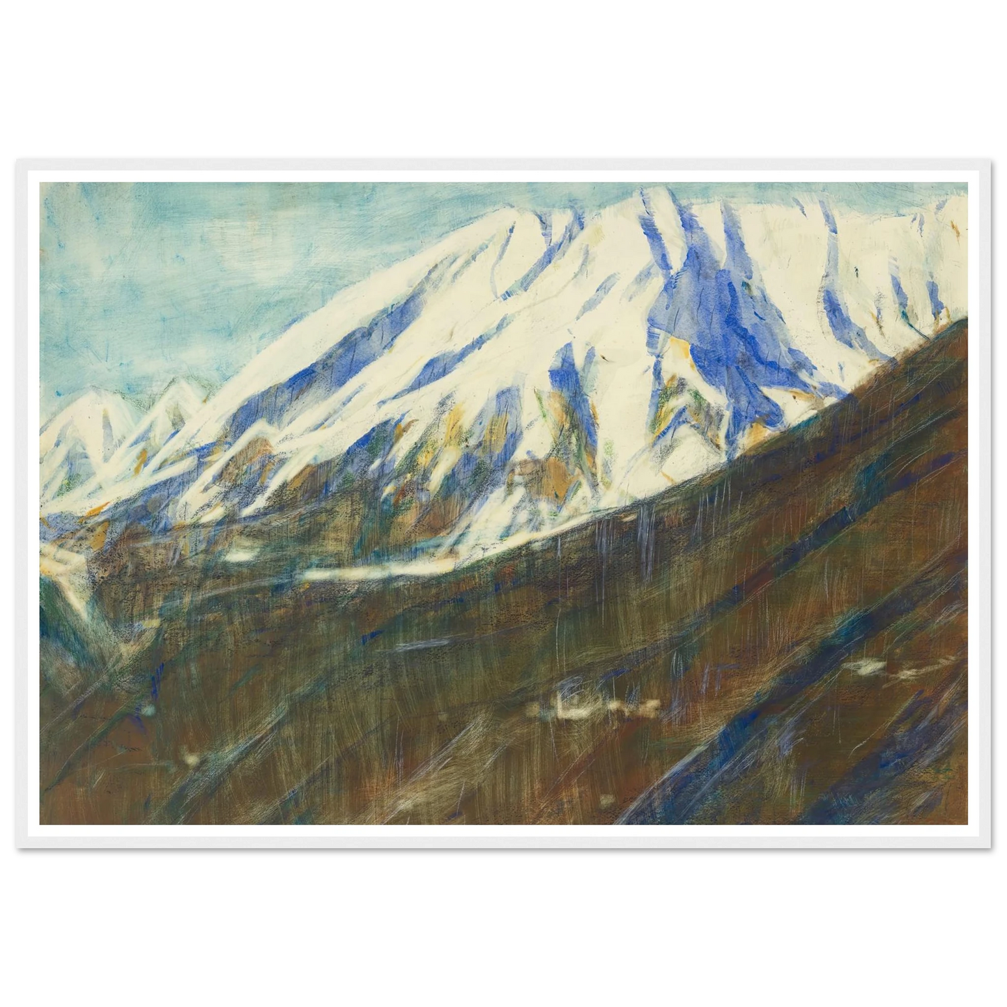 Ghiridone in the snow (Lago Maggiore) (1935) Art Print | Christian Rohlfs-Quipham Collections
