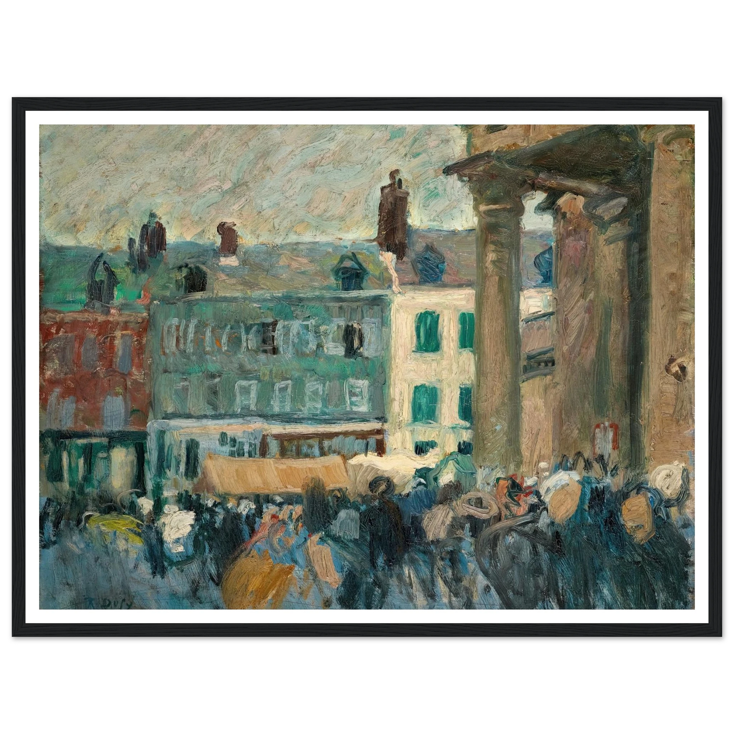 Dans la rue (1901) Art Print | Raoul Dufy-Quipham Collections