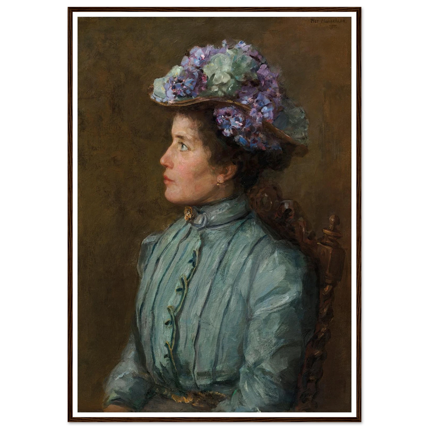 Portret van Elisabeth Sophia Maria (Betsy) Cavalini (1901) Art Print | Piet Mondrian-Quipham Collections