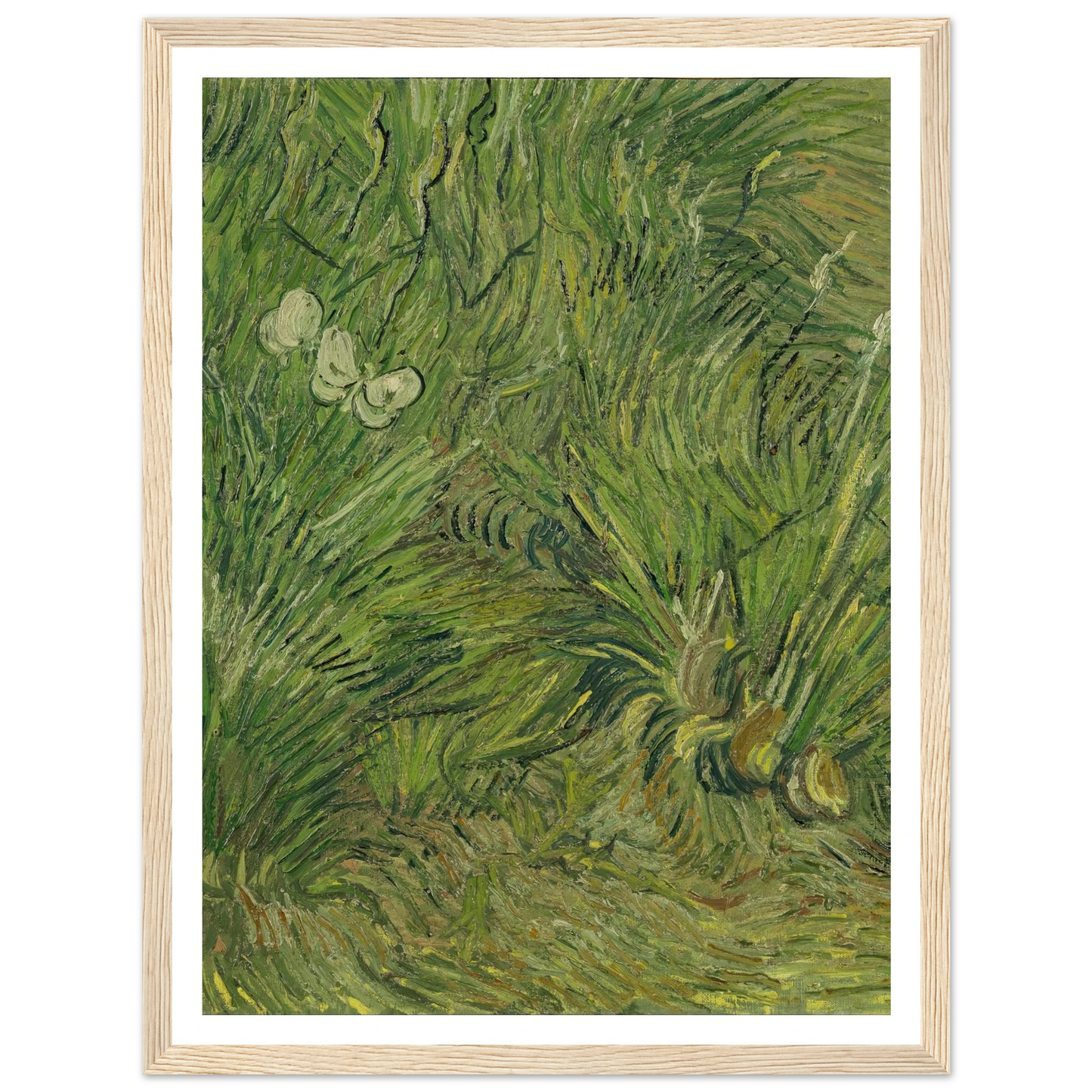 Garden with butterflies (1889) Art Print | Vincent van Gogh-Quipham Collections