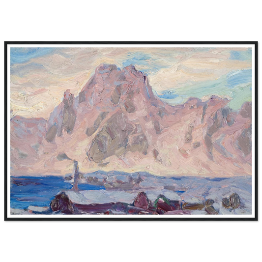 Lofoten in Violet. Study (1934) Art Print | Anna Boberg-Quipham Collections