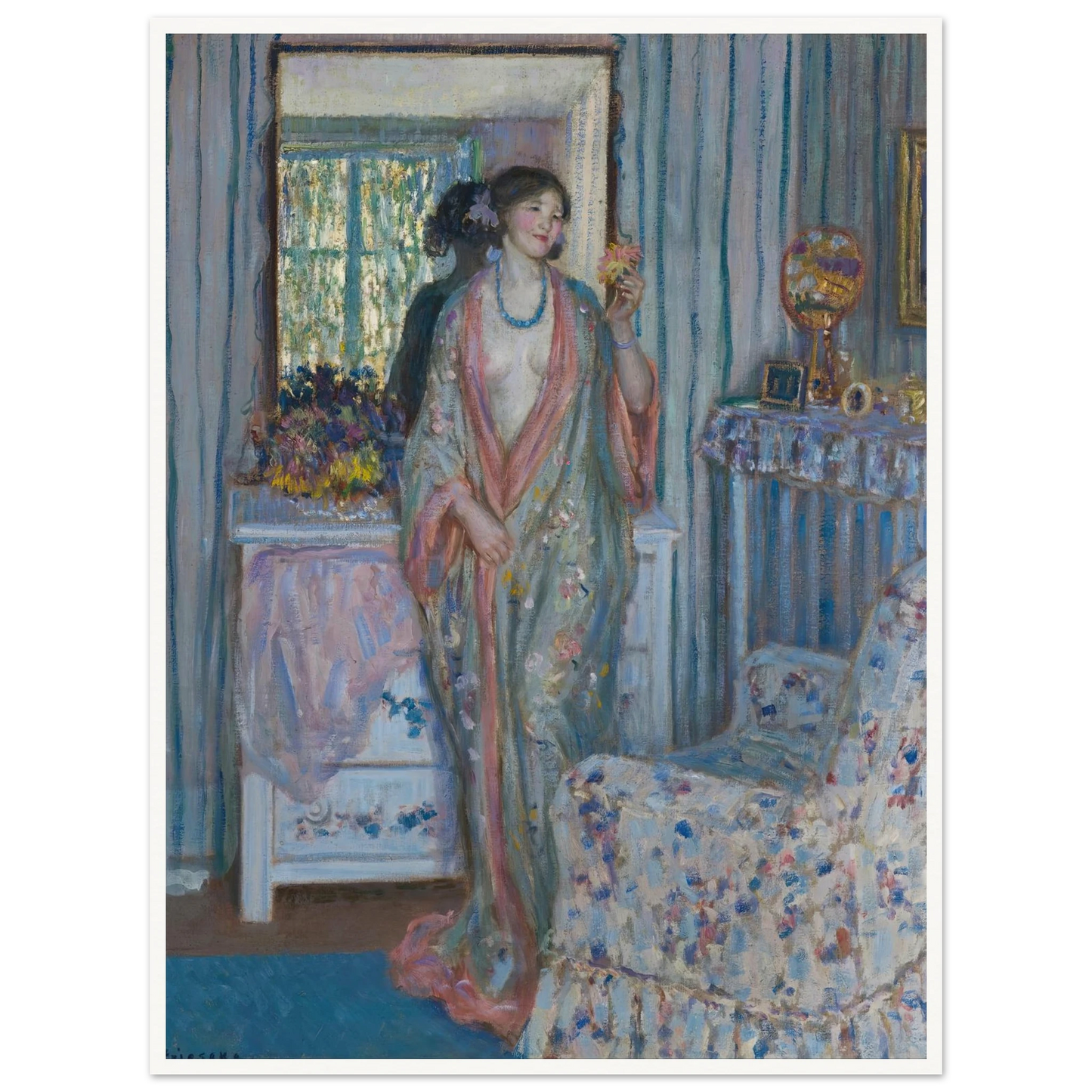 The Robe (1915) Art Print | Frederick Carl Frieseke-Quipham Collections
