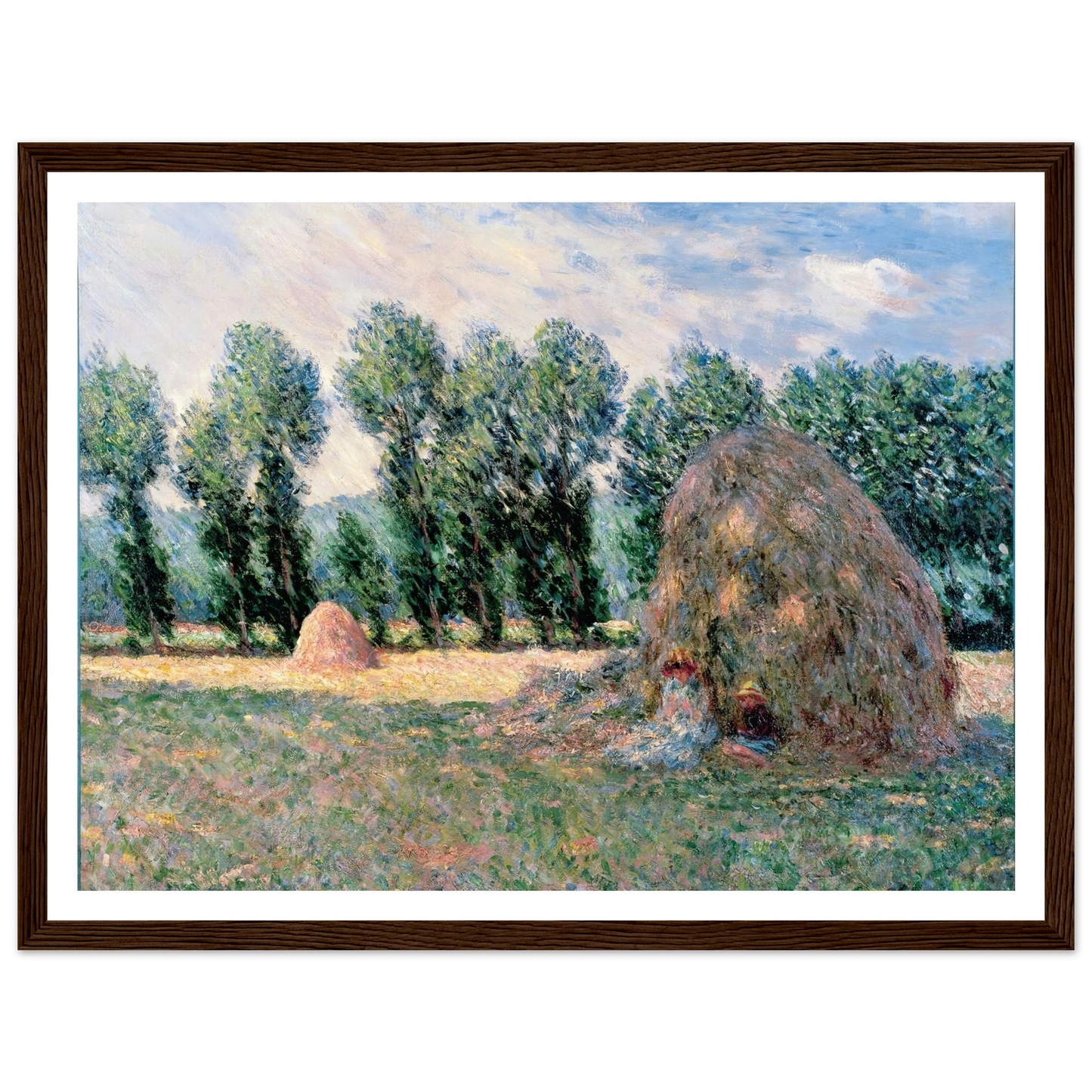 Haystacks (1885) Art Print | Claude Monet-Quipham Collections