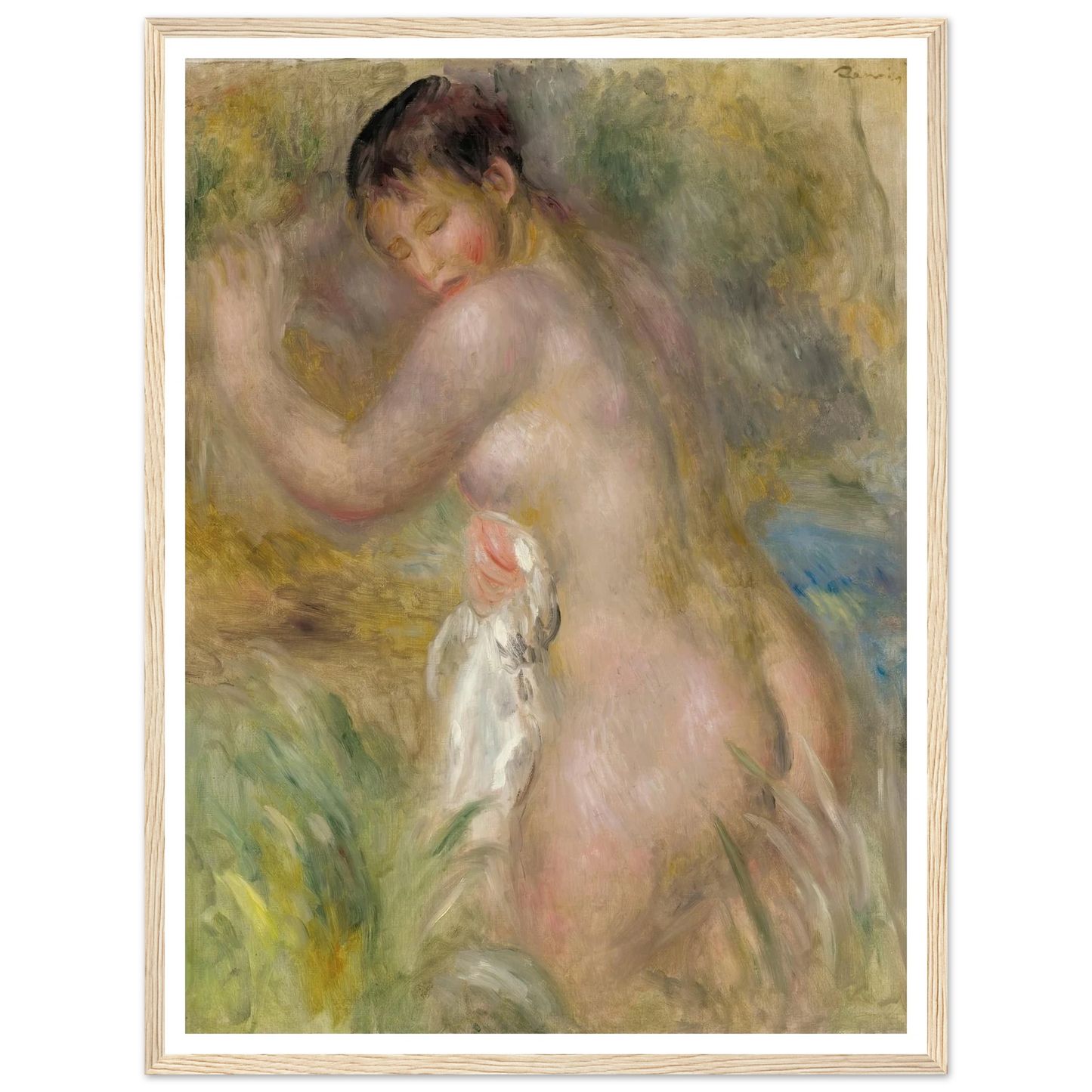 La Baigneuse Art Print | Pierre Auguste Renoir-Quipham Collections