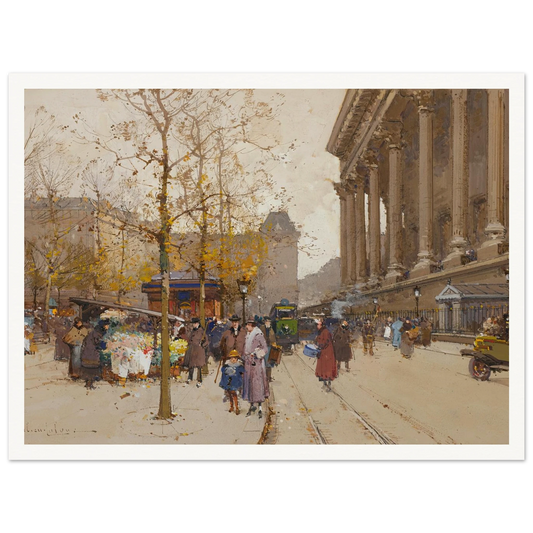 La Madeleine Art Print | Eugene Galien Laloue-Quipham Collections