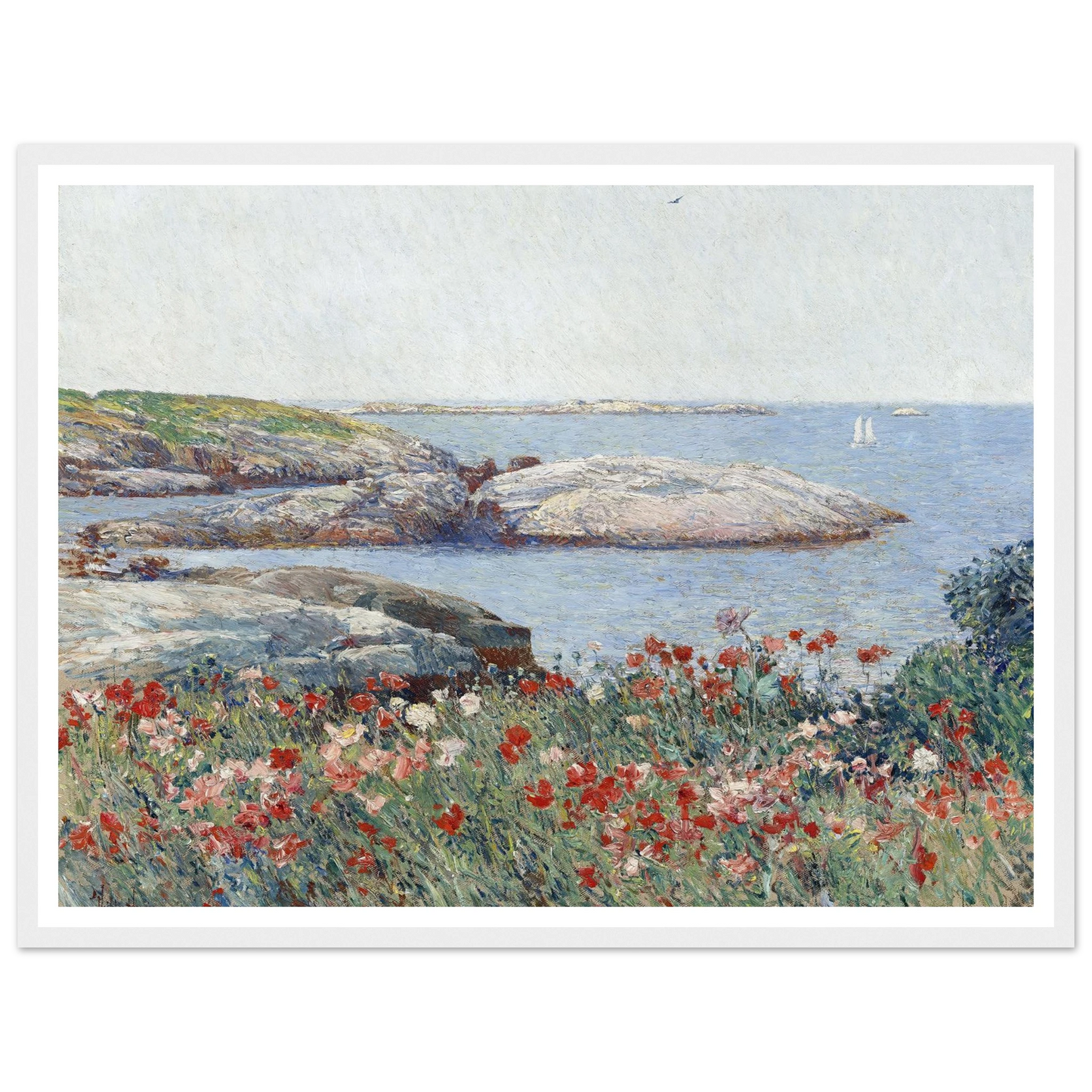 Poppies,Isles of Shoals (1891) Art Print | Childe Hassam-Quipham Collections