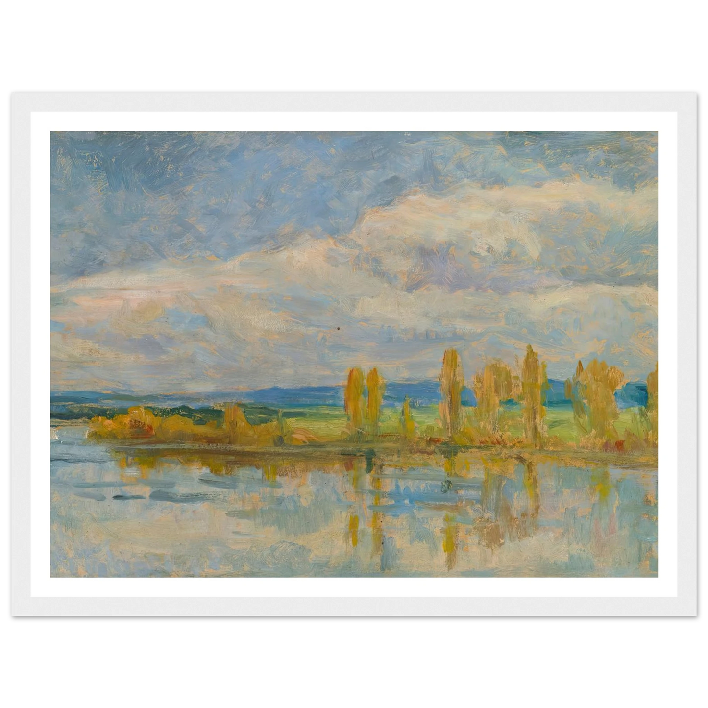 La Seine À Guernes Art Print | Maximilien Luce-Quipham Collections