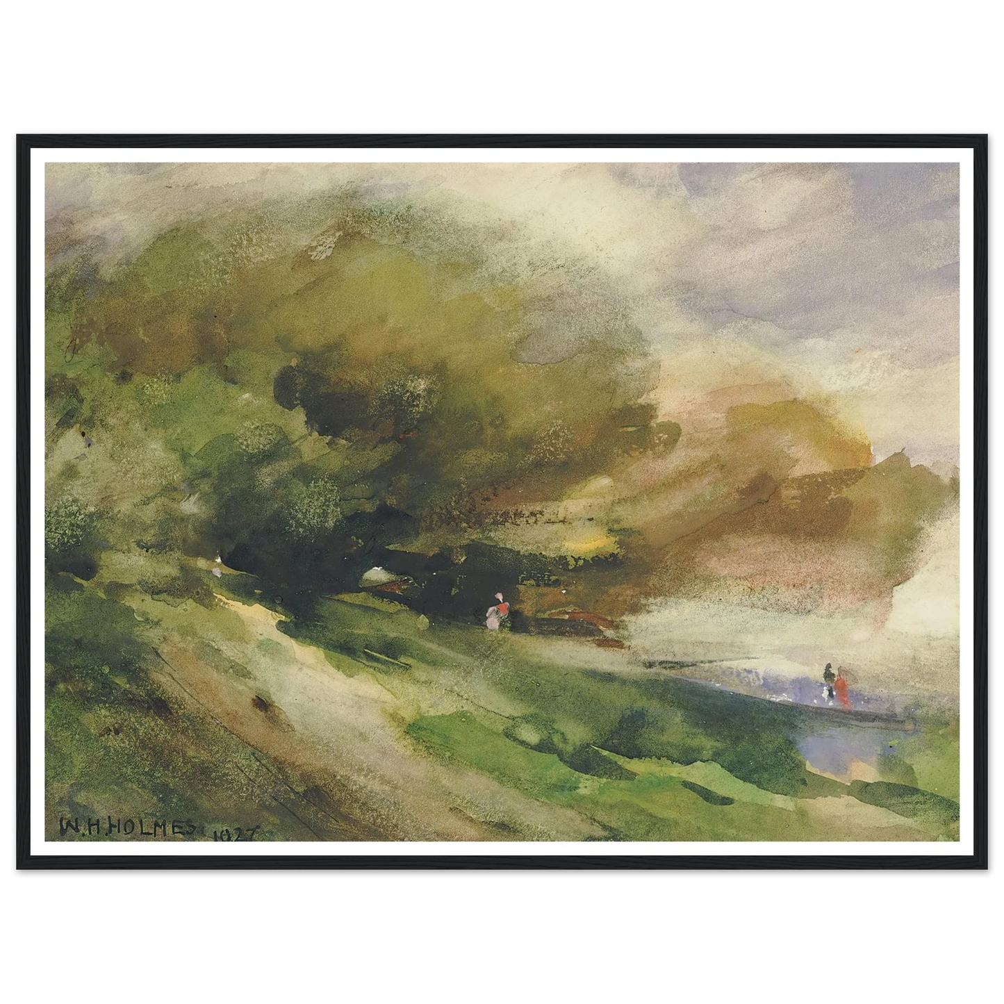 The Shaded Walk (1927) Art Print | William Henry Holmes-Quipham Collections
