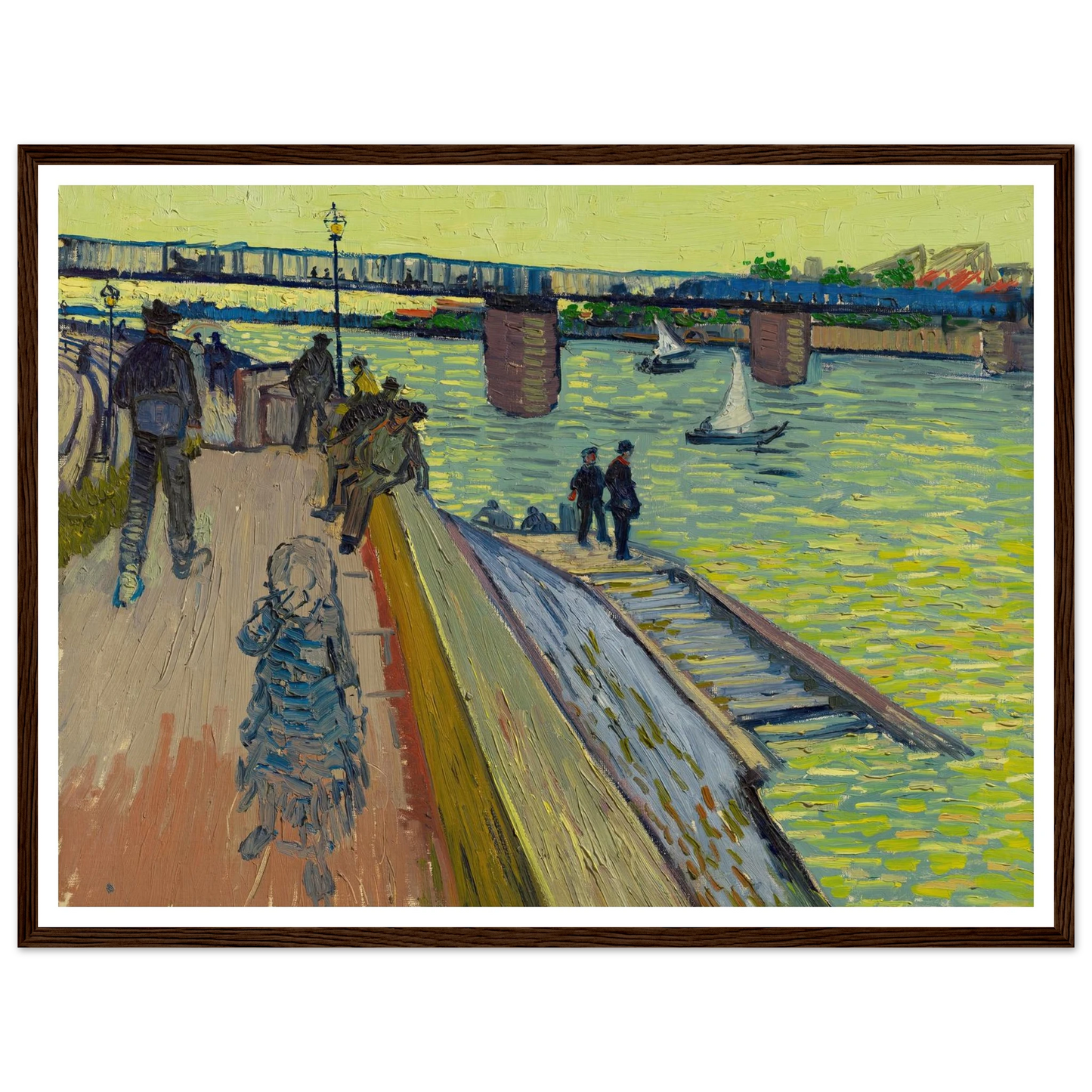 Le pont de Trinquetaille (1888) Art Print | Vincent van Gogh-Quipham Collections