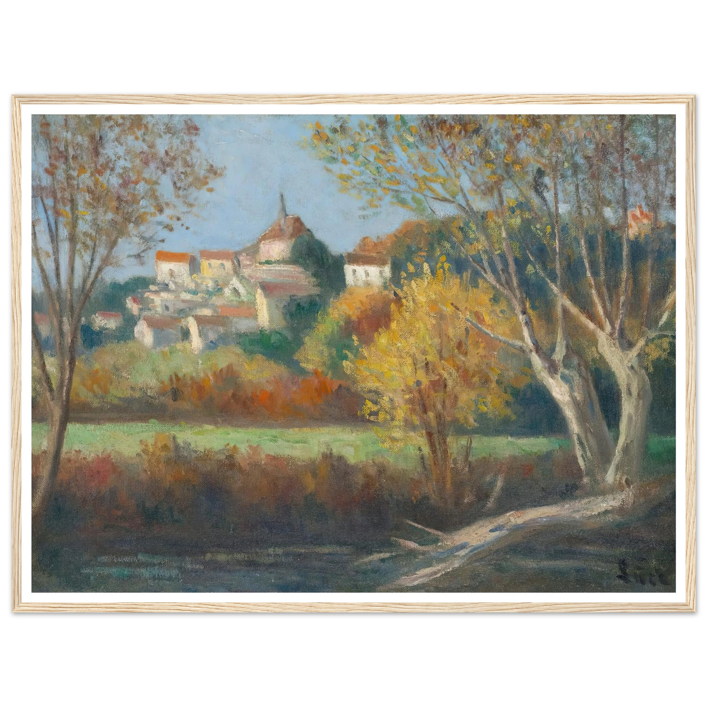 Rolleboise, Le Village Art Print | Maximilien Luce-Quipham Collections