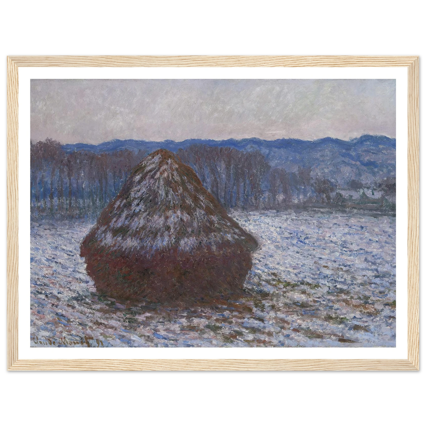 Stack of Wheat (1890) Art Print | Claude Monet-Quipham Collections