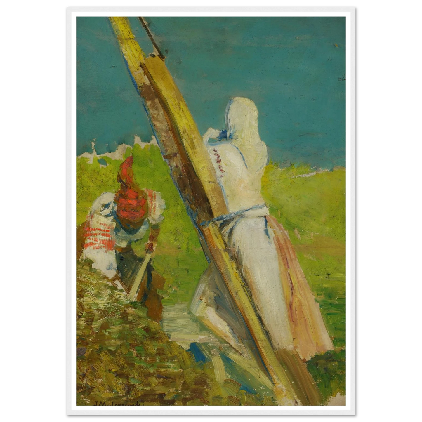At the shadoof Art Print | Jacek Malczewski-Quipham Collections