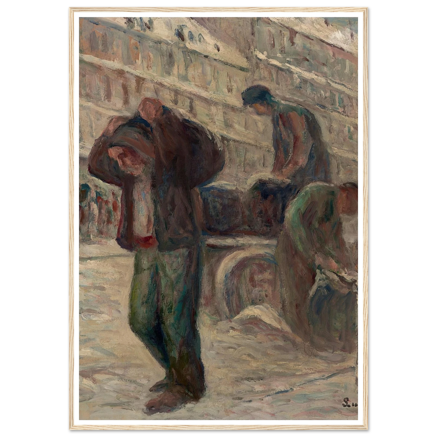 Le Bougnat (1937) Art Print | Maximilien Luce-Quipham Collections