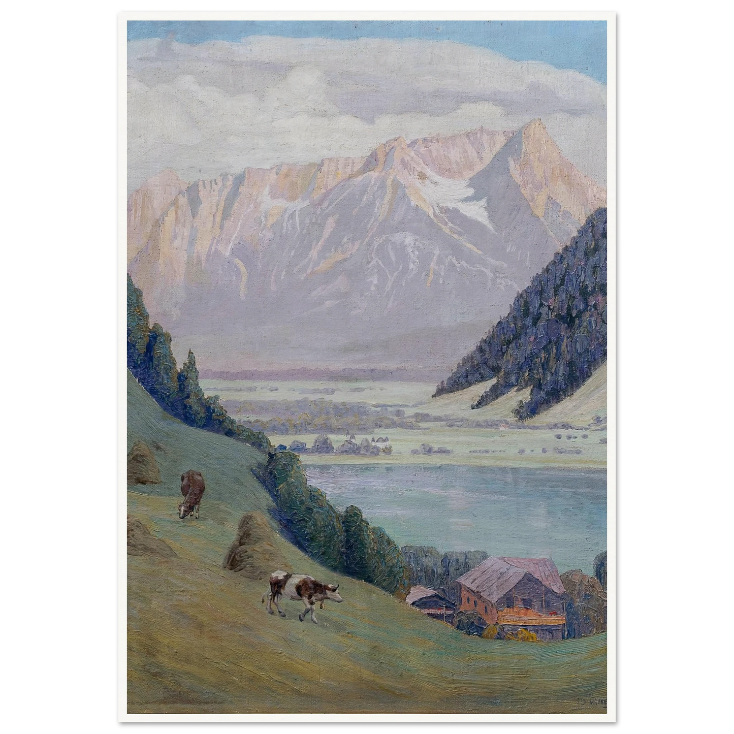 Bergsee (1911) Art Print | Max Kahrer-Quipham Collections