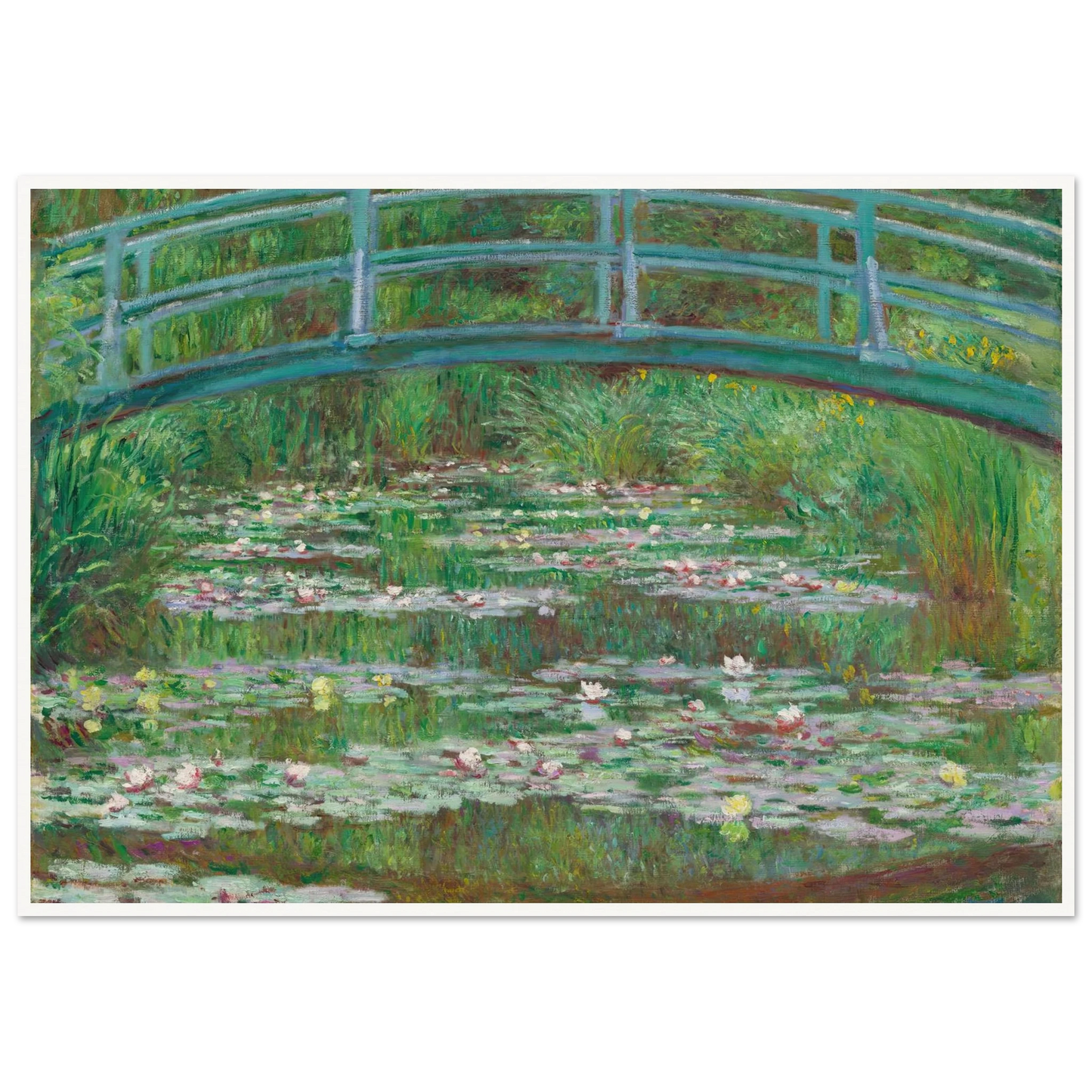 The Japanese Footbridge (1899) Art Print | Claude Monet-Quipham Collections