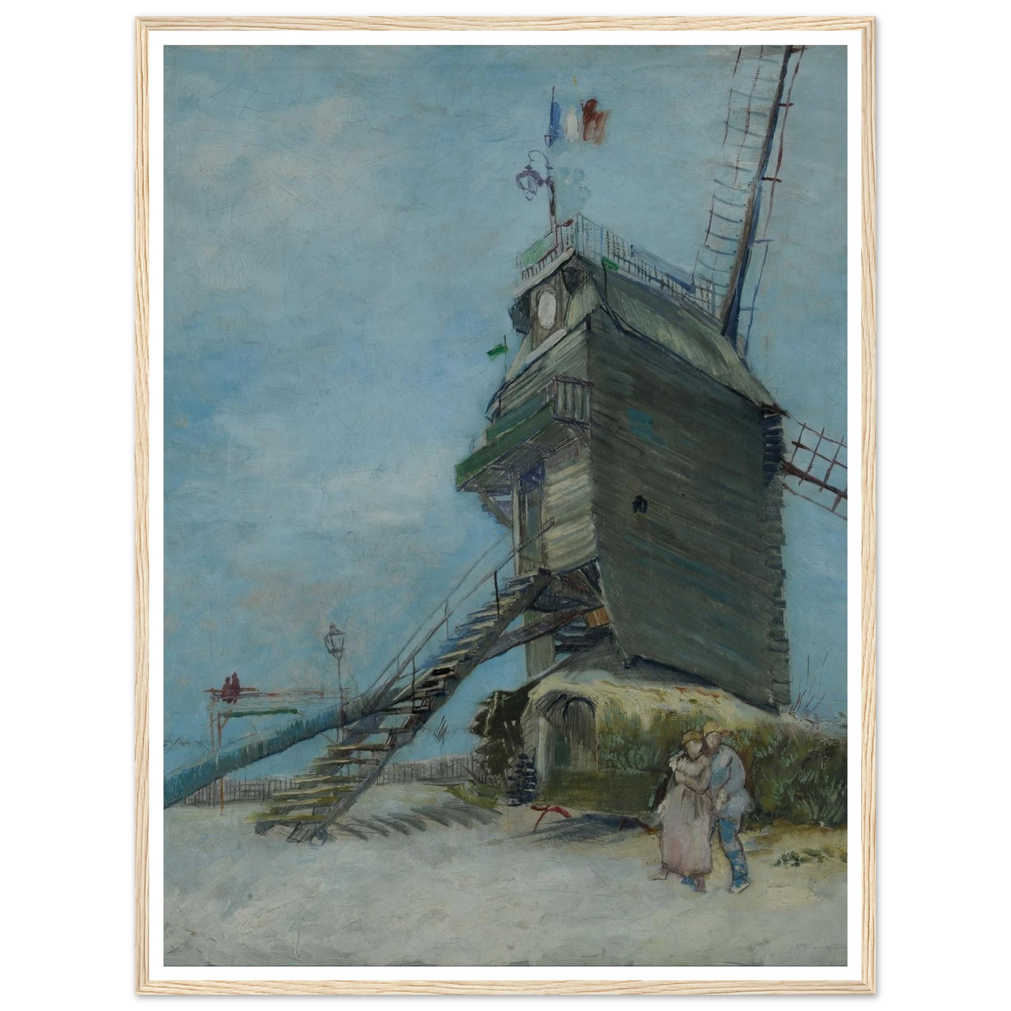 Le Moulin de la Galette (ca. 1886) Art Print | Vincent van Gogh-Quipham Collections