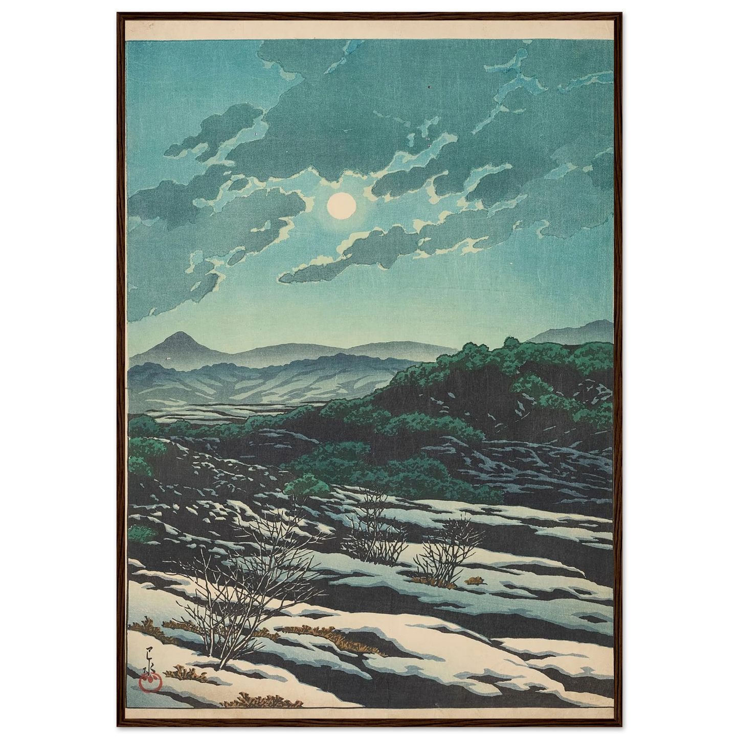 Karikachi toge (Karikachi Mountain Pass) (1927) Art Print | Kawase Hasui-Quipham Collections