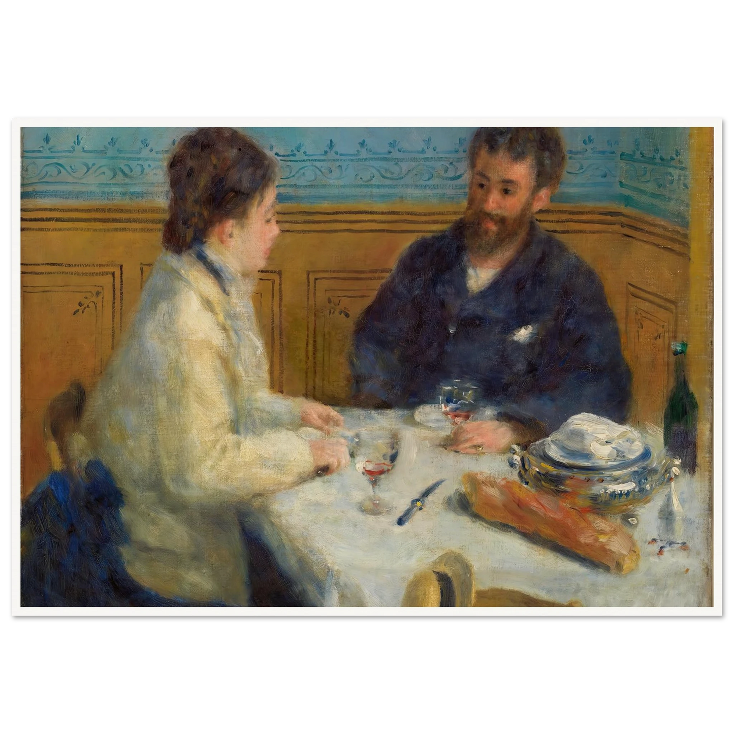 Luncheon (Le Déjeuner) (1875) Art Print | Pierre Auguste Renoir-Quipham Collections