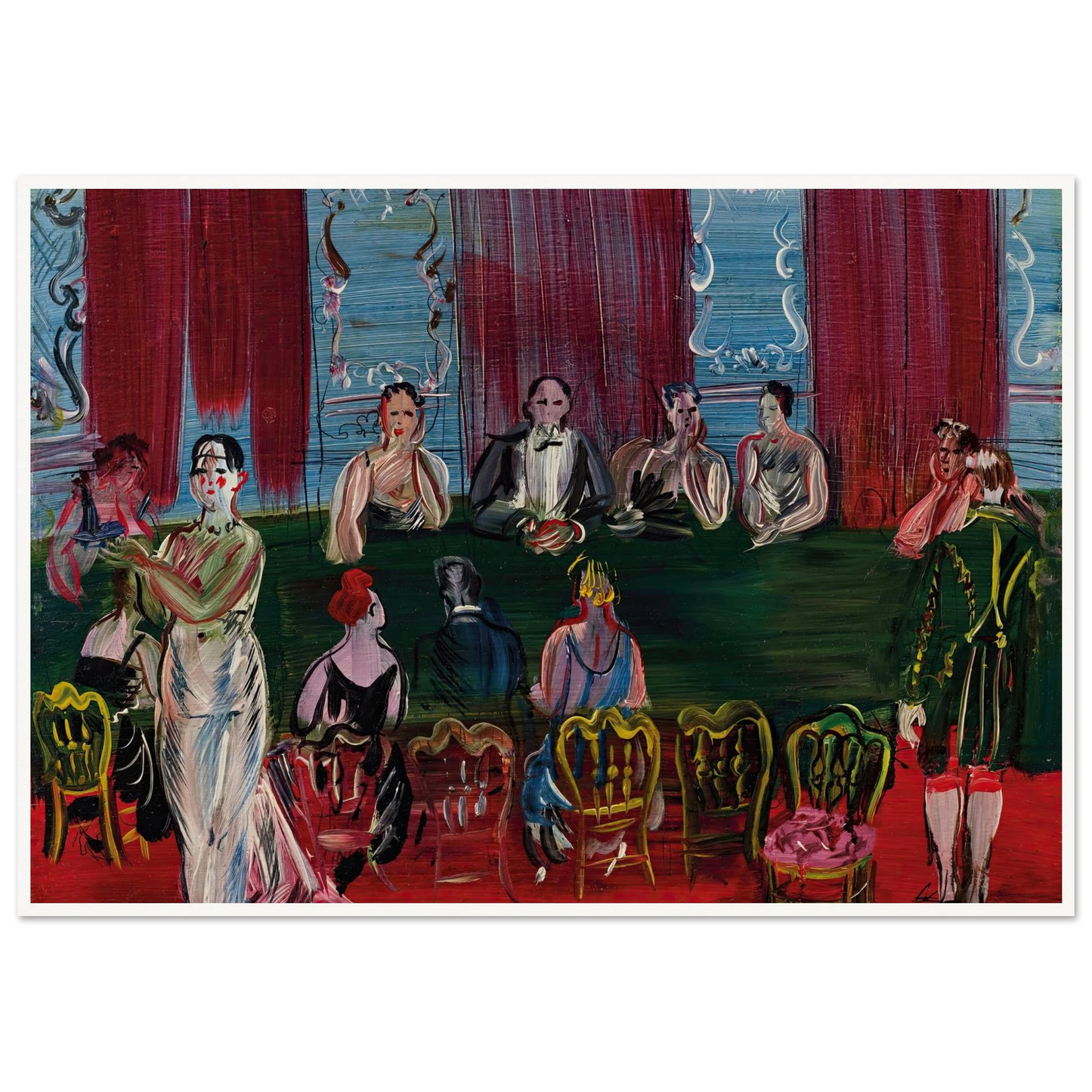 Baccara (1938) Art Print | Raoul Dufy-Quipham Collections