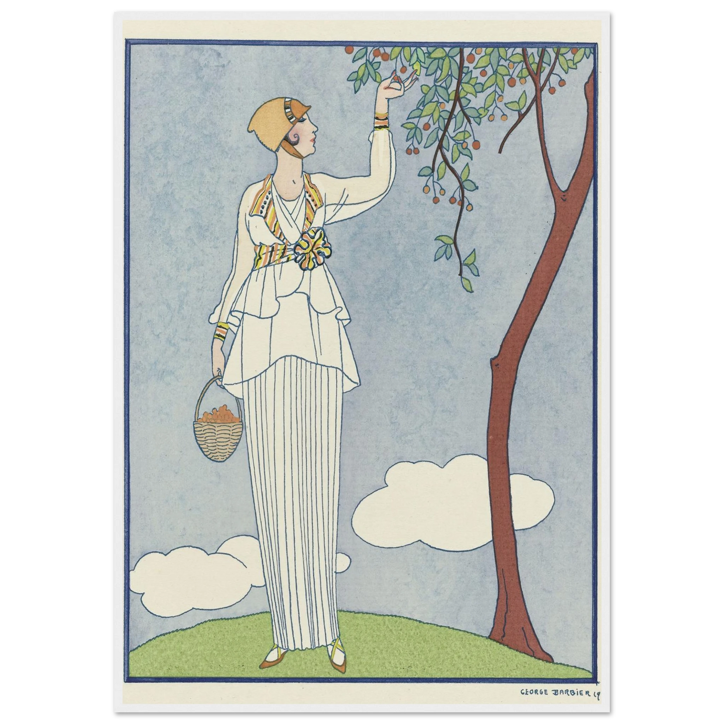 Famous Fashion Houses (1914) Art Print | George Barbier-Quipham Collections