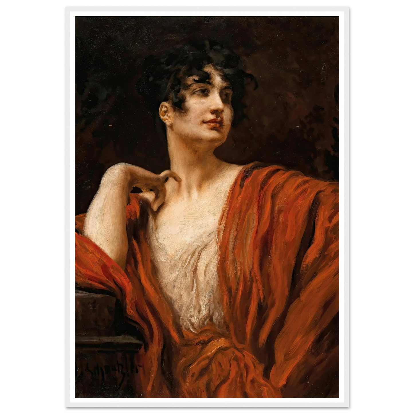 A Young Beauty Art Print | Leopold Schmutzler-Quipham Collections