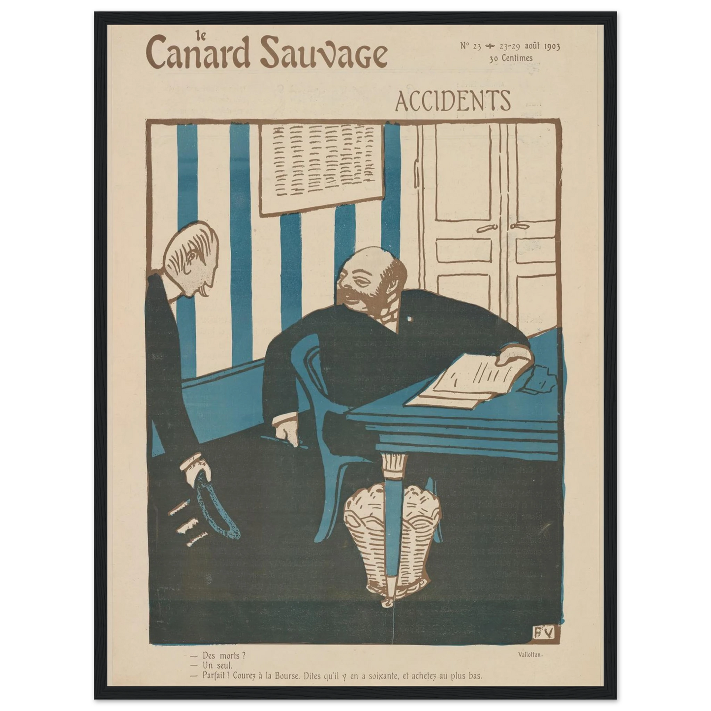23-29 août 1903 Art Print | Felix Vallotton-Quipham Collections