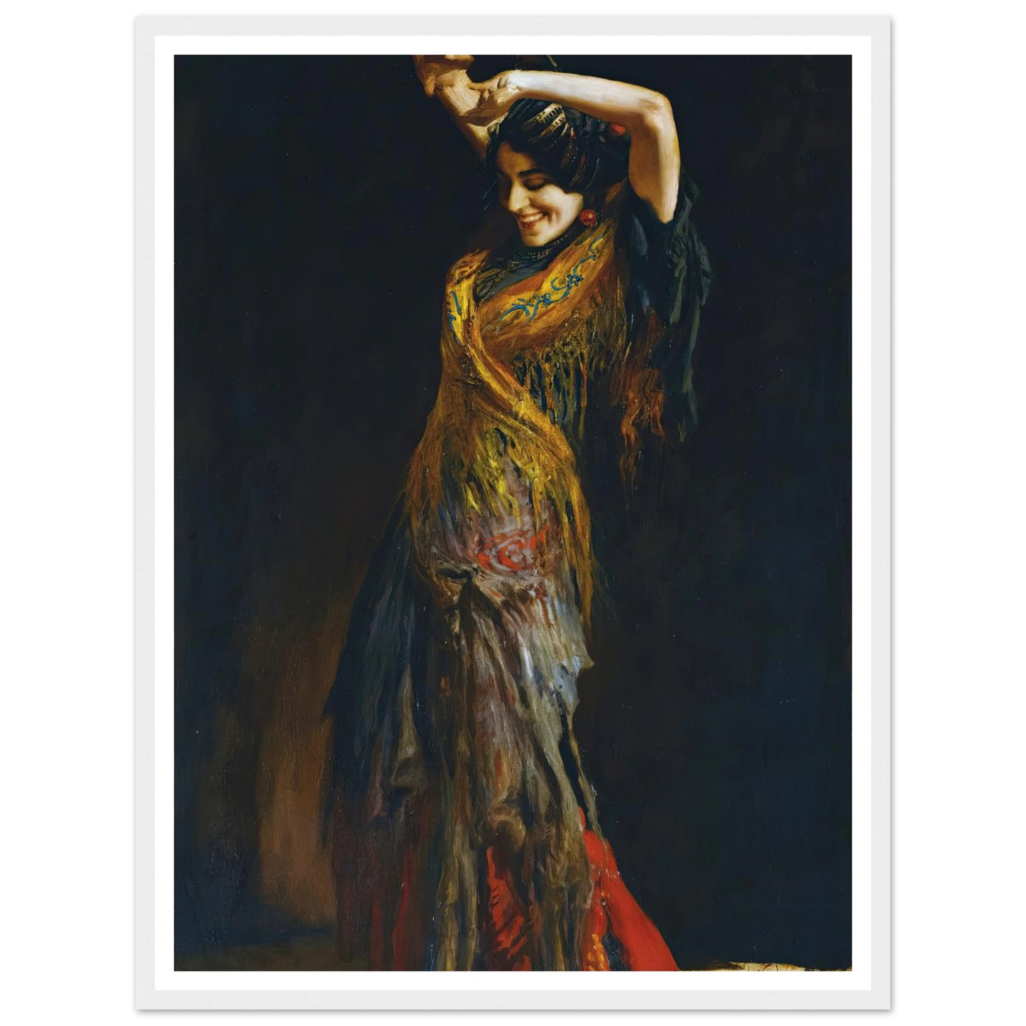 The Flamenco Dancer Art Print | Leopold Schmutzler-Quipham Collections